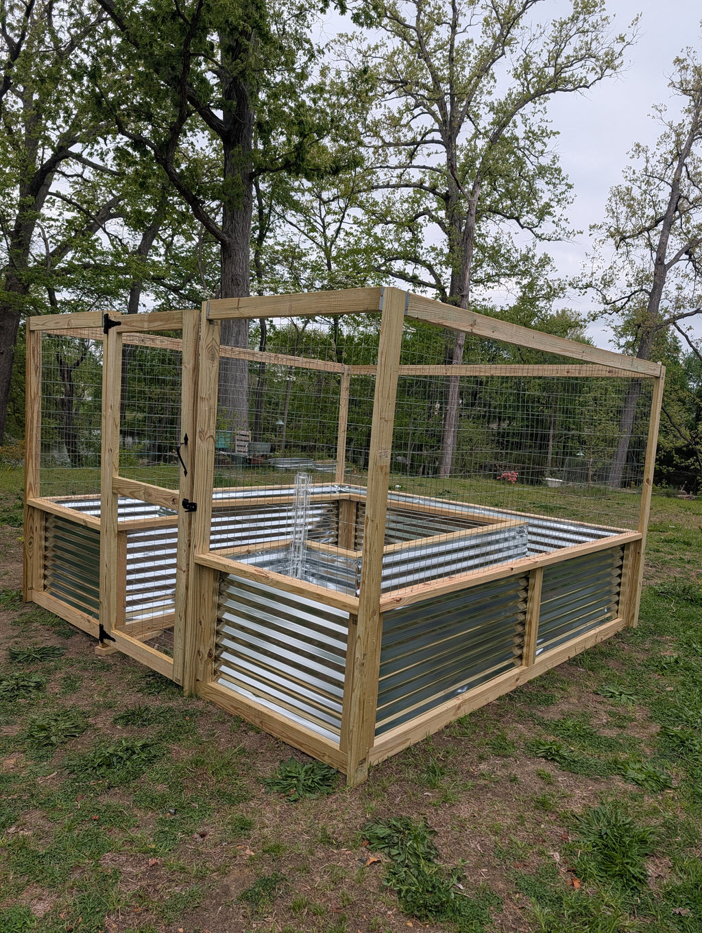 Custom Metal Garden Enclosure