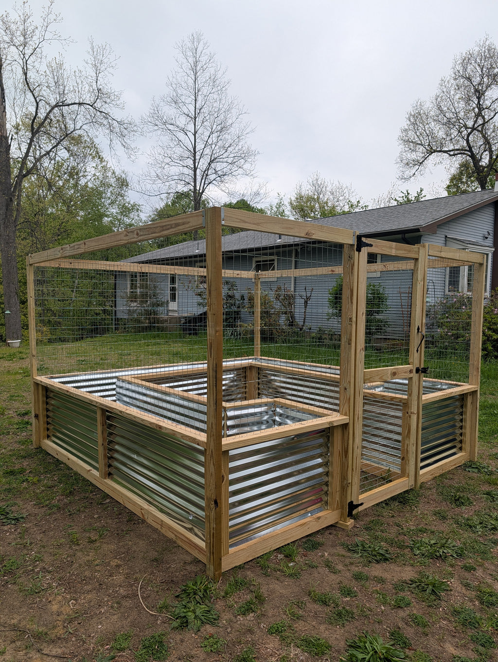 Custom Metal Garden Enclosure
