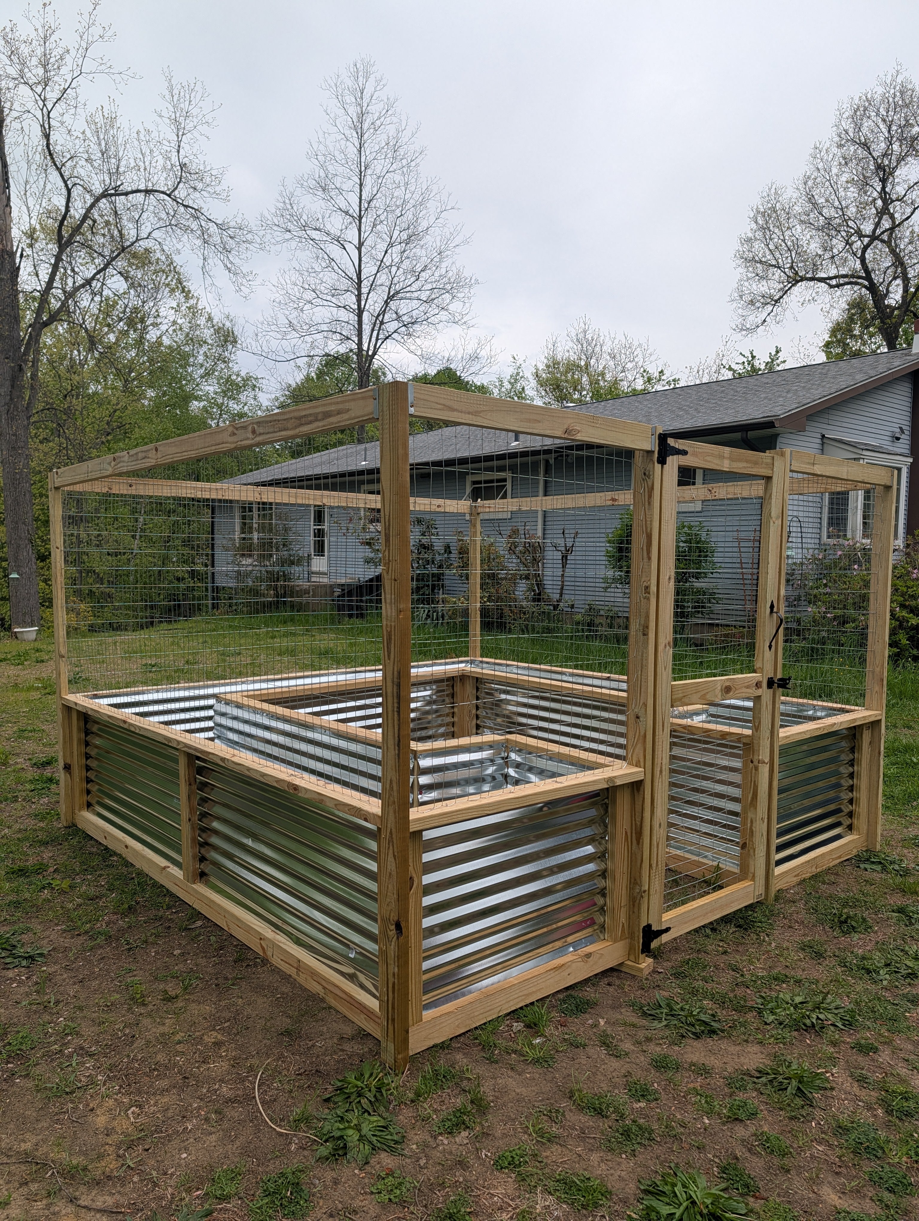 Custom Metal Garden Enclosure