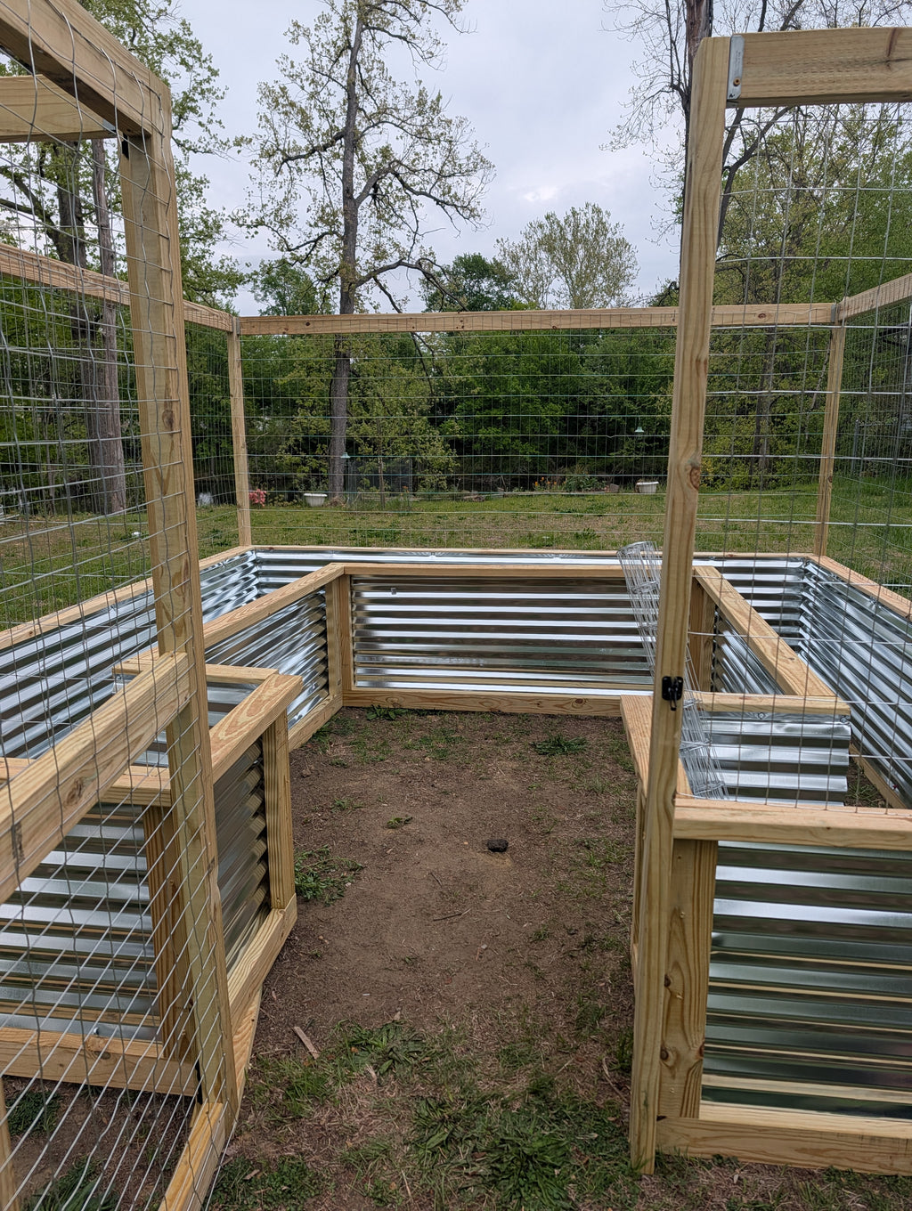 Custom Metal Garden Enclosure