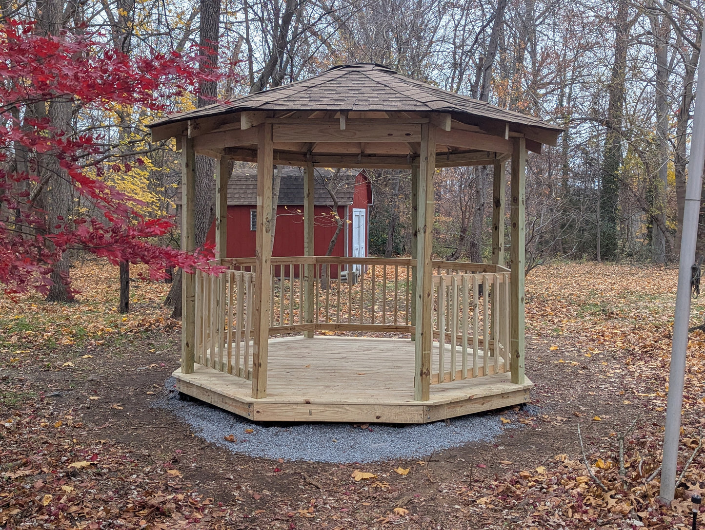 🏡 Octagon Gazebo – Custom-Built Backyard Pavilion