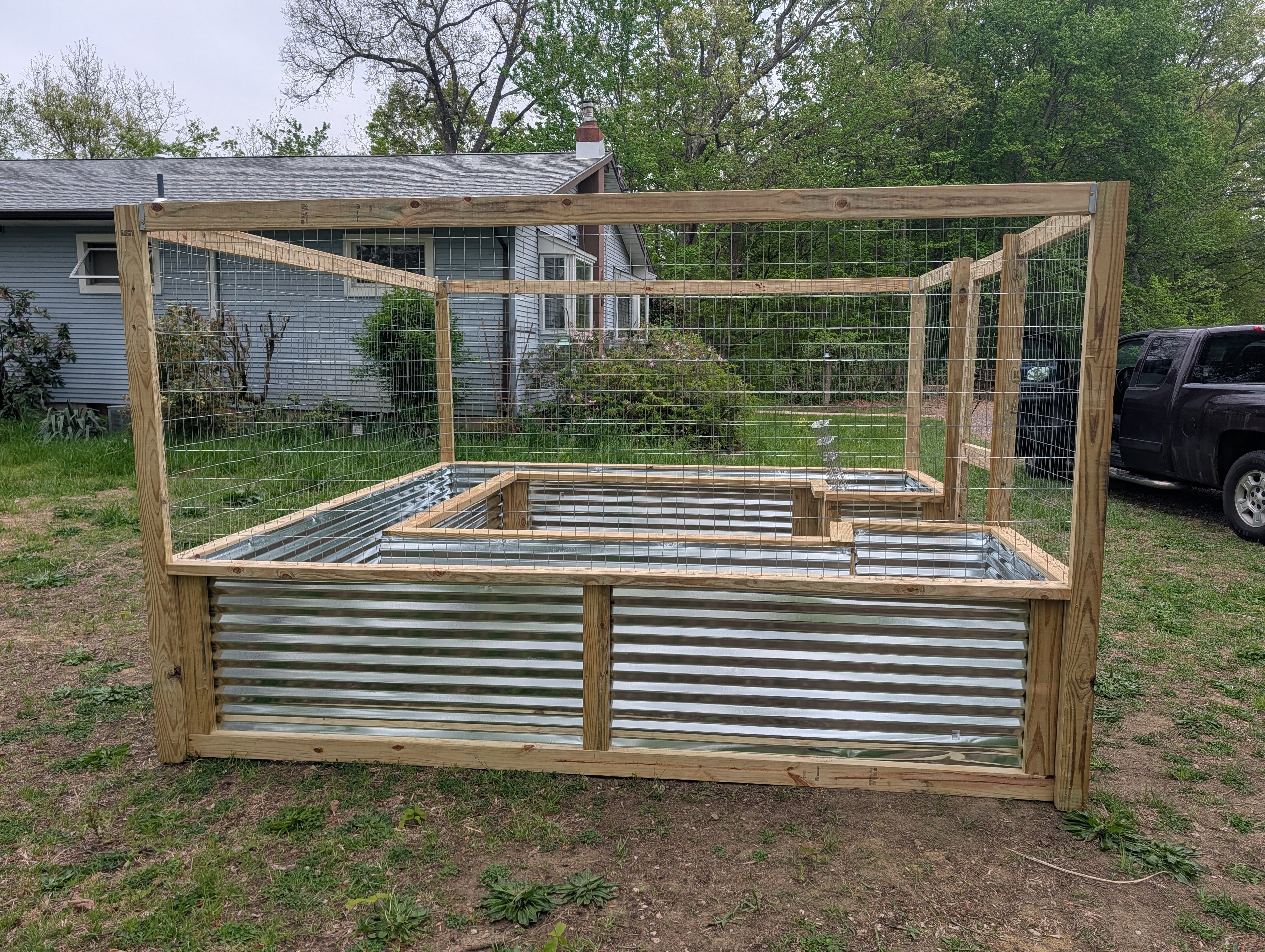 Custom Metal Garden Enclosure